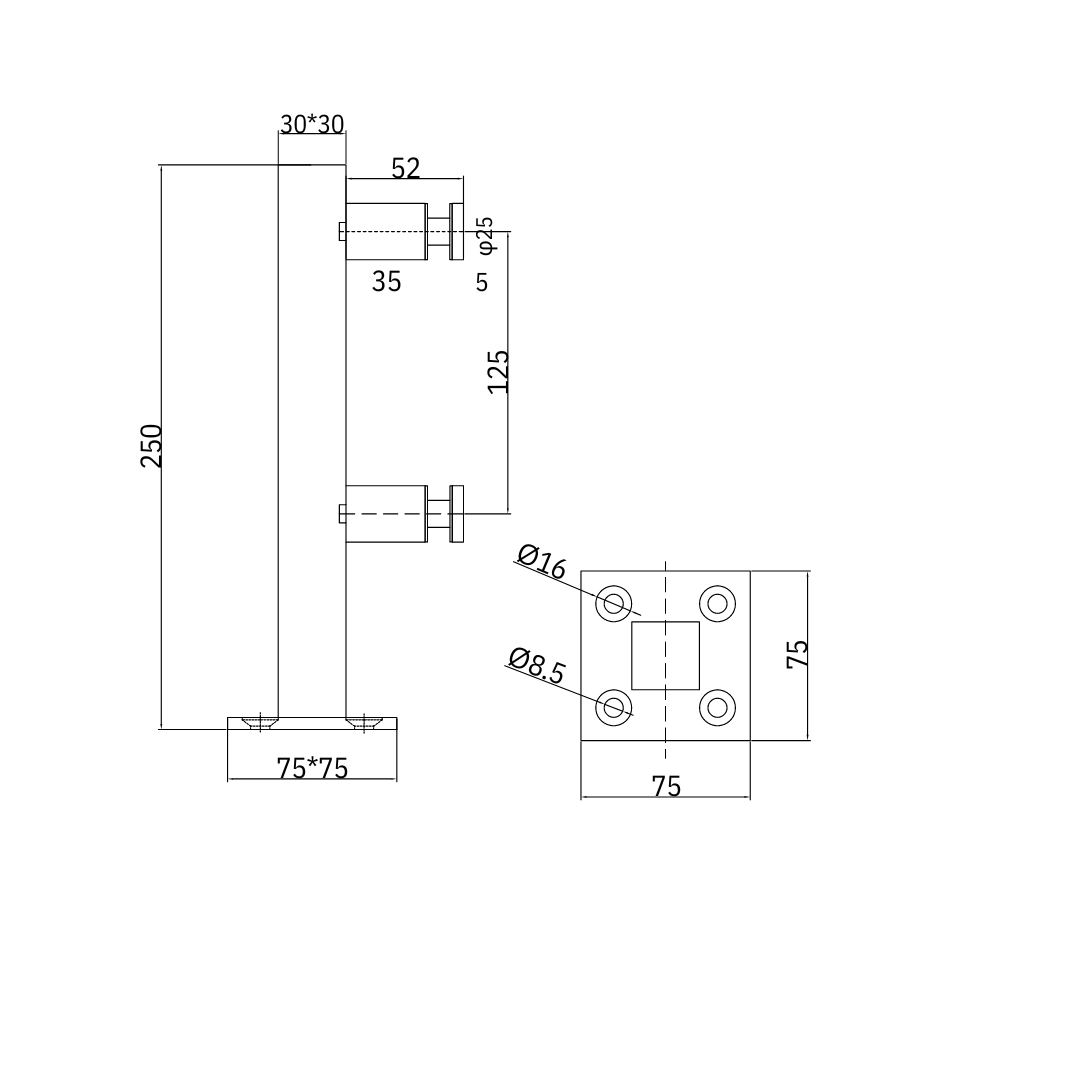 Images for Square Spigot EH-030302508