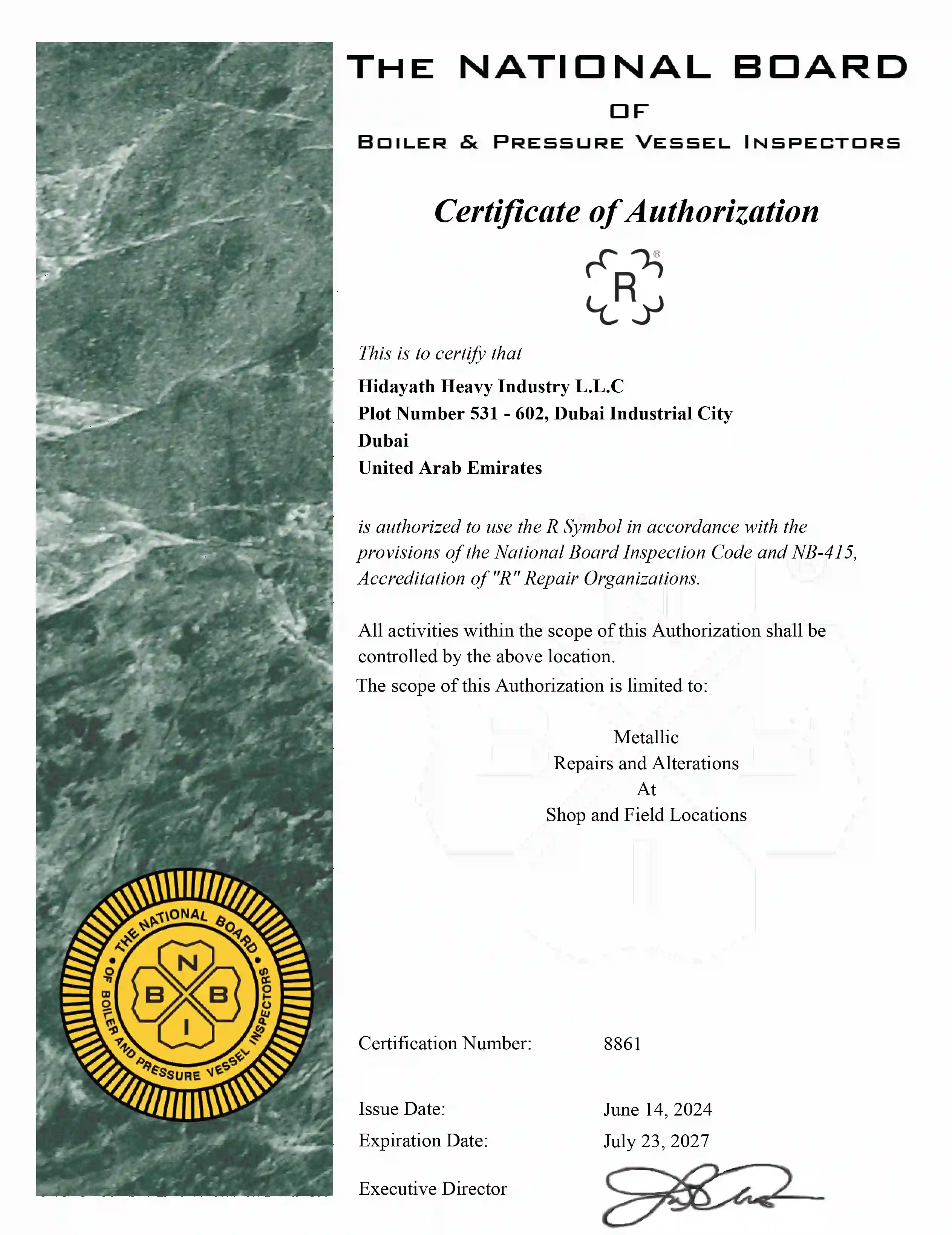 Certificate Image