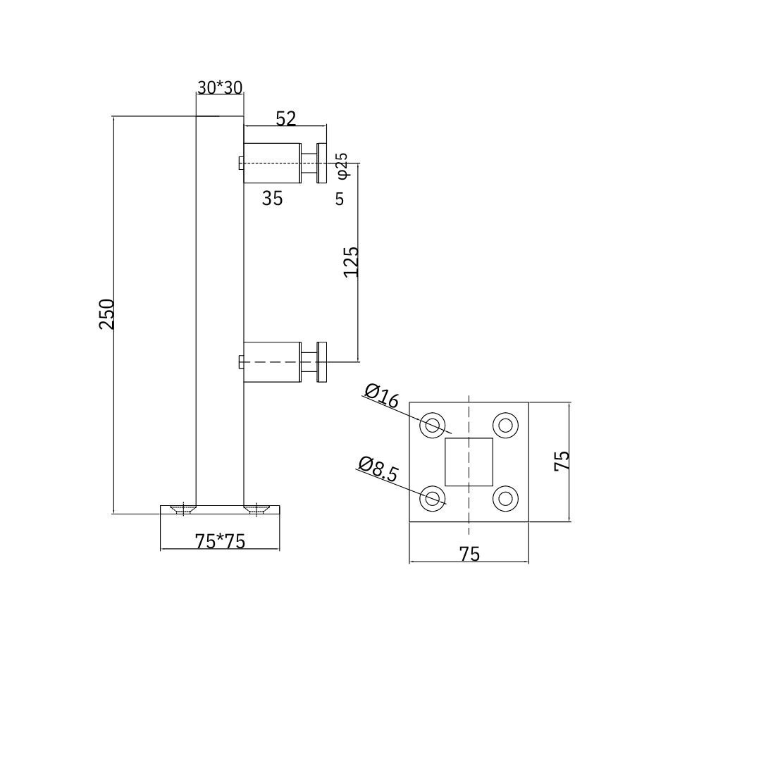 Images for Square Spigot EH-030302508