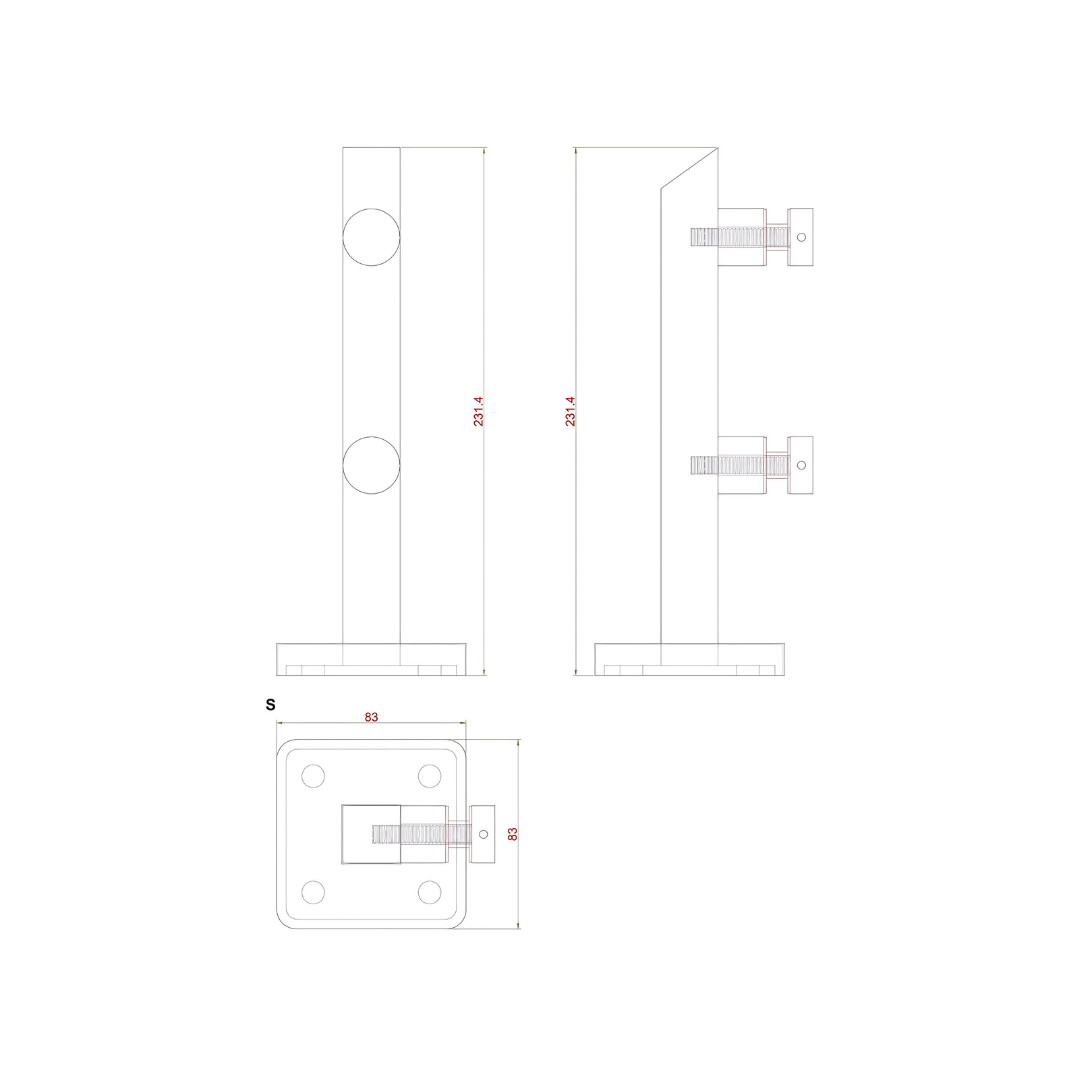 Images for Glass Spigot HF040POST8