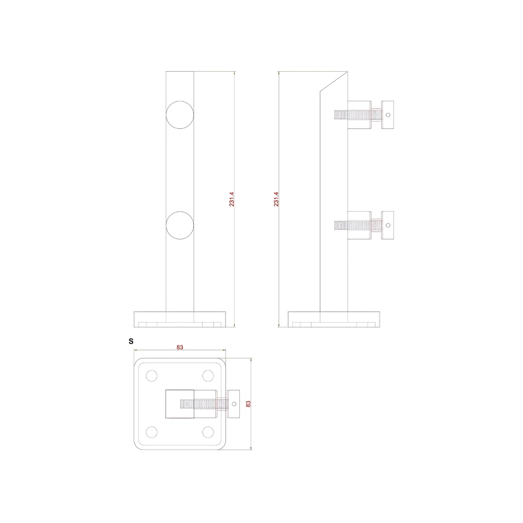 Images for Glass Spigot HF040POST8