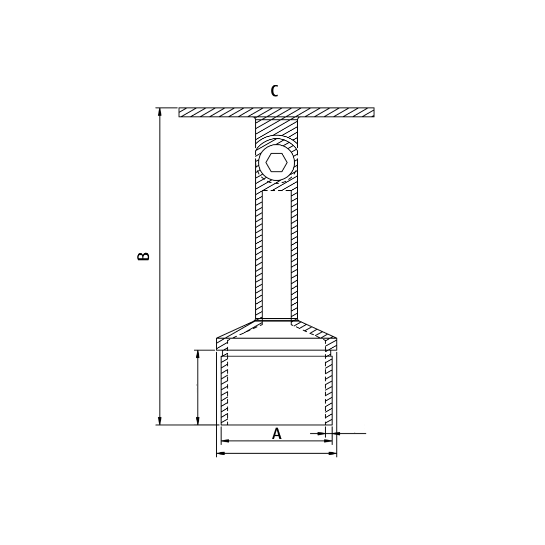 Images for Adjustable Square Tube Saddle