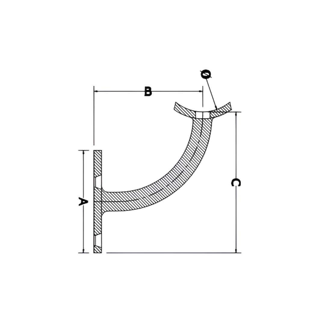 Images for Wall Bracket (Short Radius)
